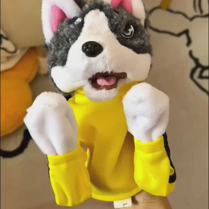 Boksör Husky Peluş Oyuncak